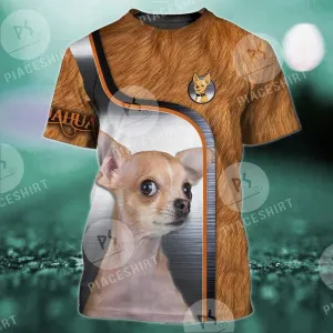 3D Dog T Shirts, Chihuahua Loversd All Over Print T-Shirt, Gift For Pet Loves