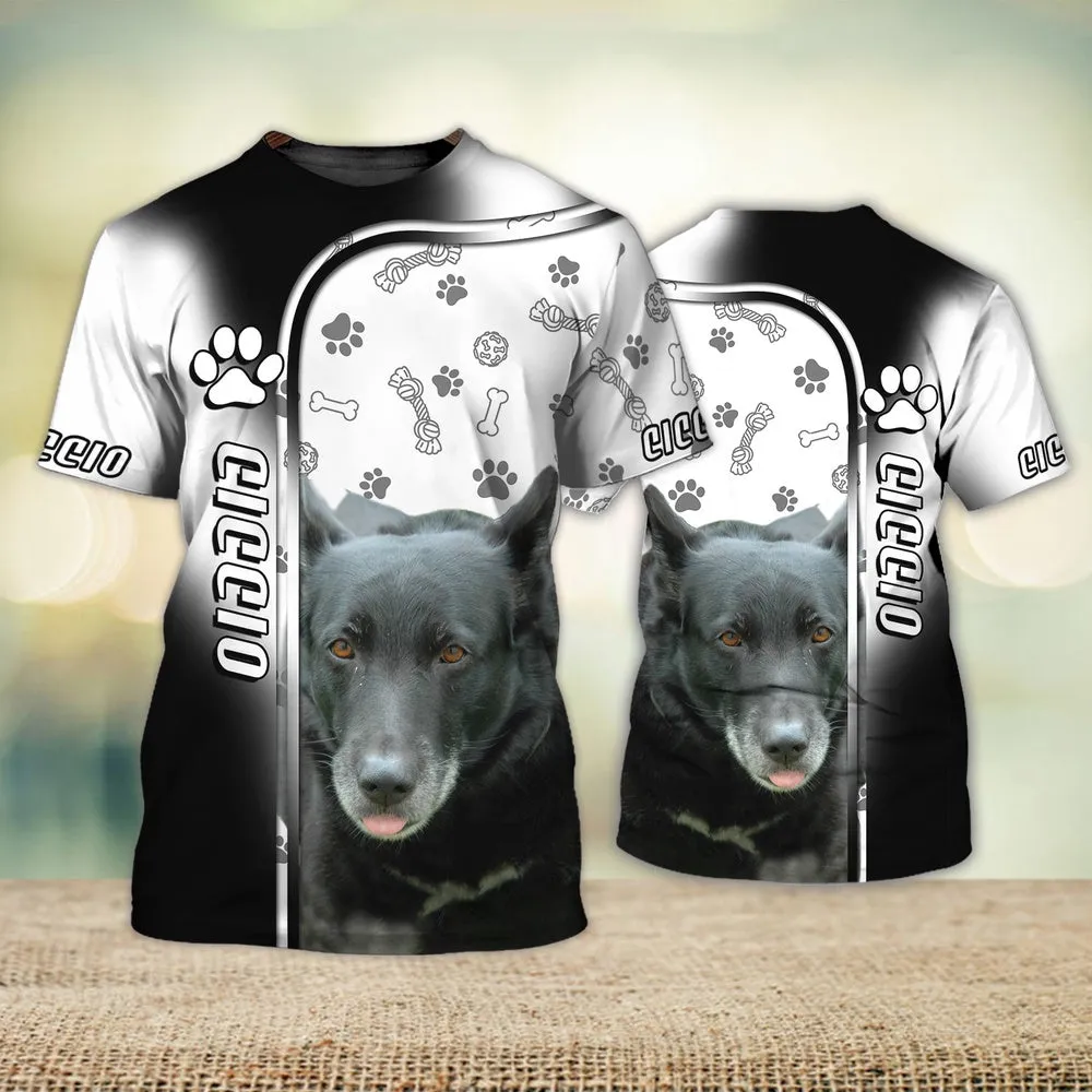 3D Dog T Shirts, Ciccio Love All Over Print T-Shirt, Gift For Pet Loves