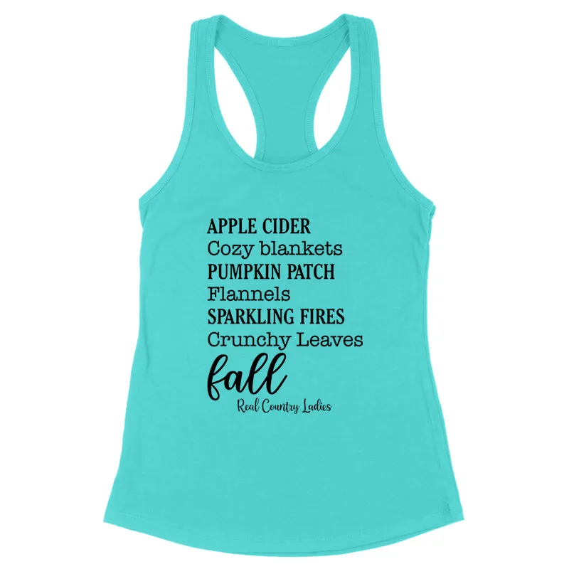 Apple Cider Cozy Blankets Black Print Front Apparel