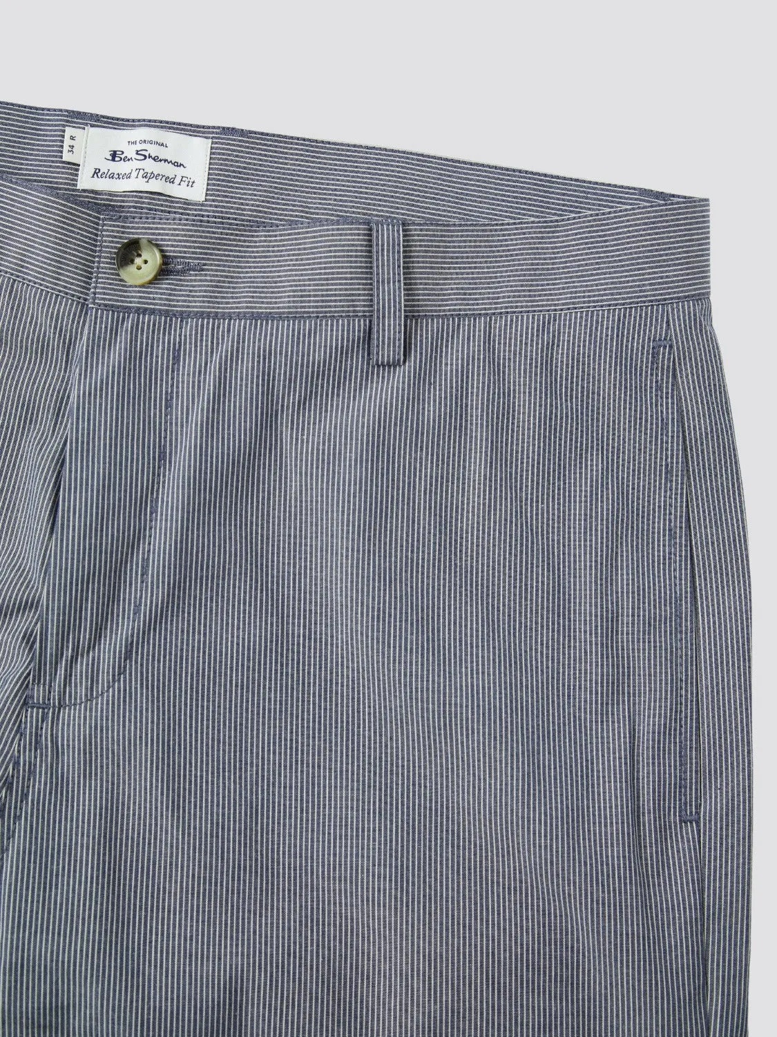 B by Ben Sherman Cotton Taper Trousers