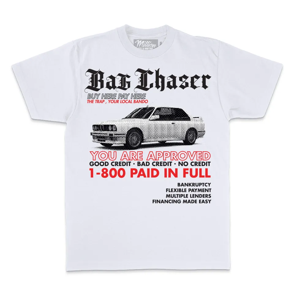 Bag Chaser - White T-Shirt