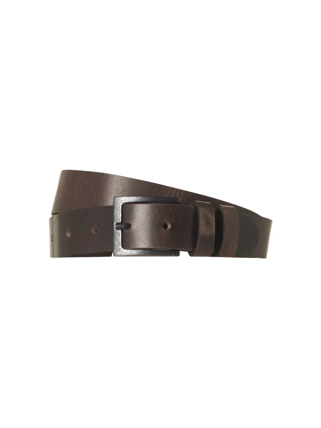 Belt Leather Buckle | Dark Brown