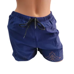 Blue Lace Shorts