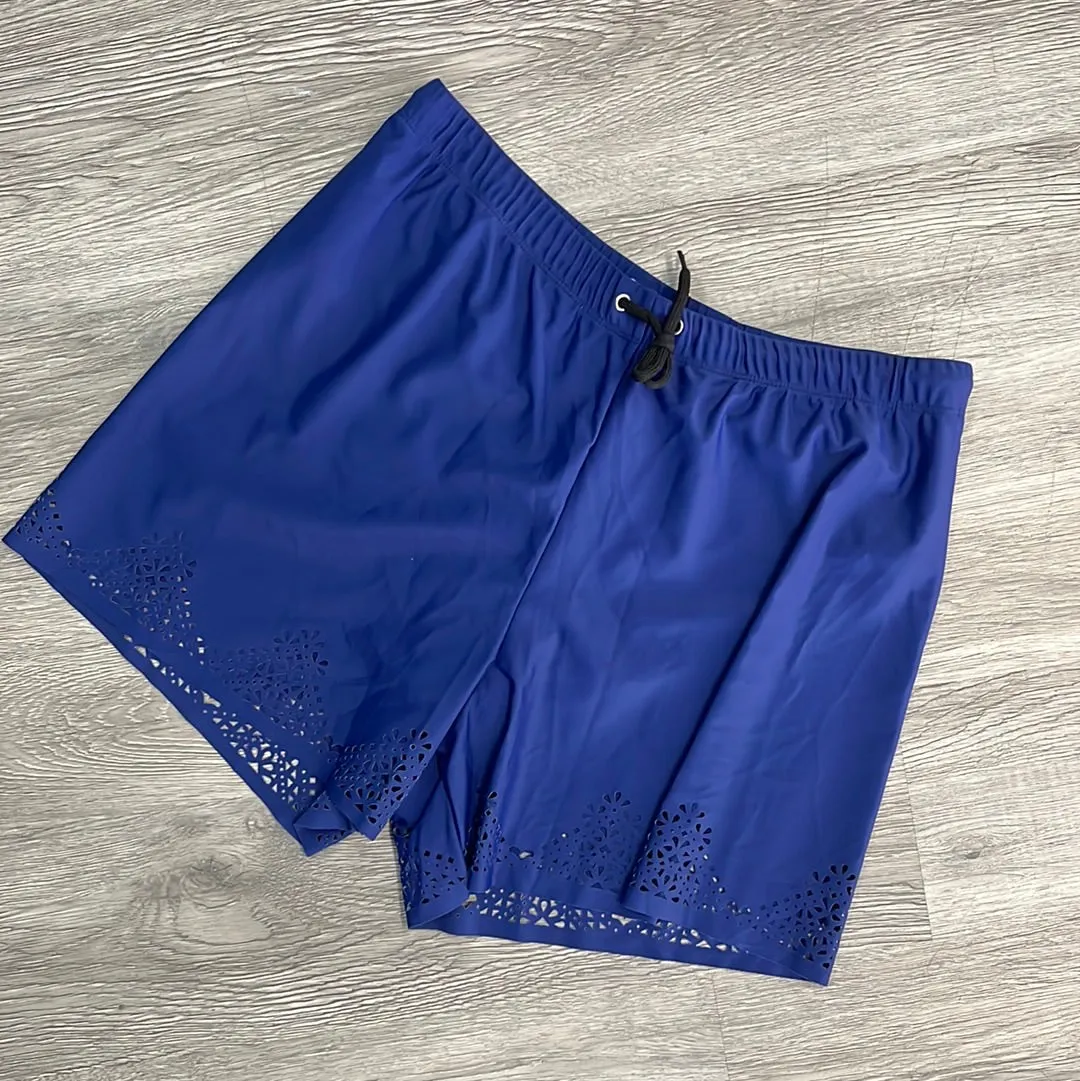 Blue Lace Shorts