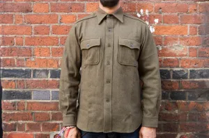 Buzz Rickson Wool Flight Shirt - Olive