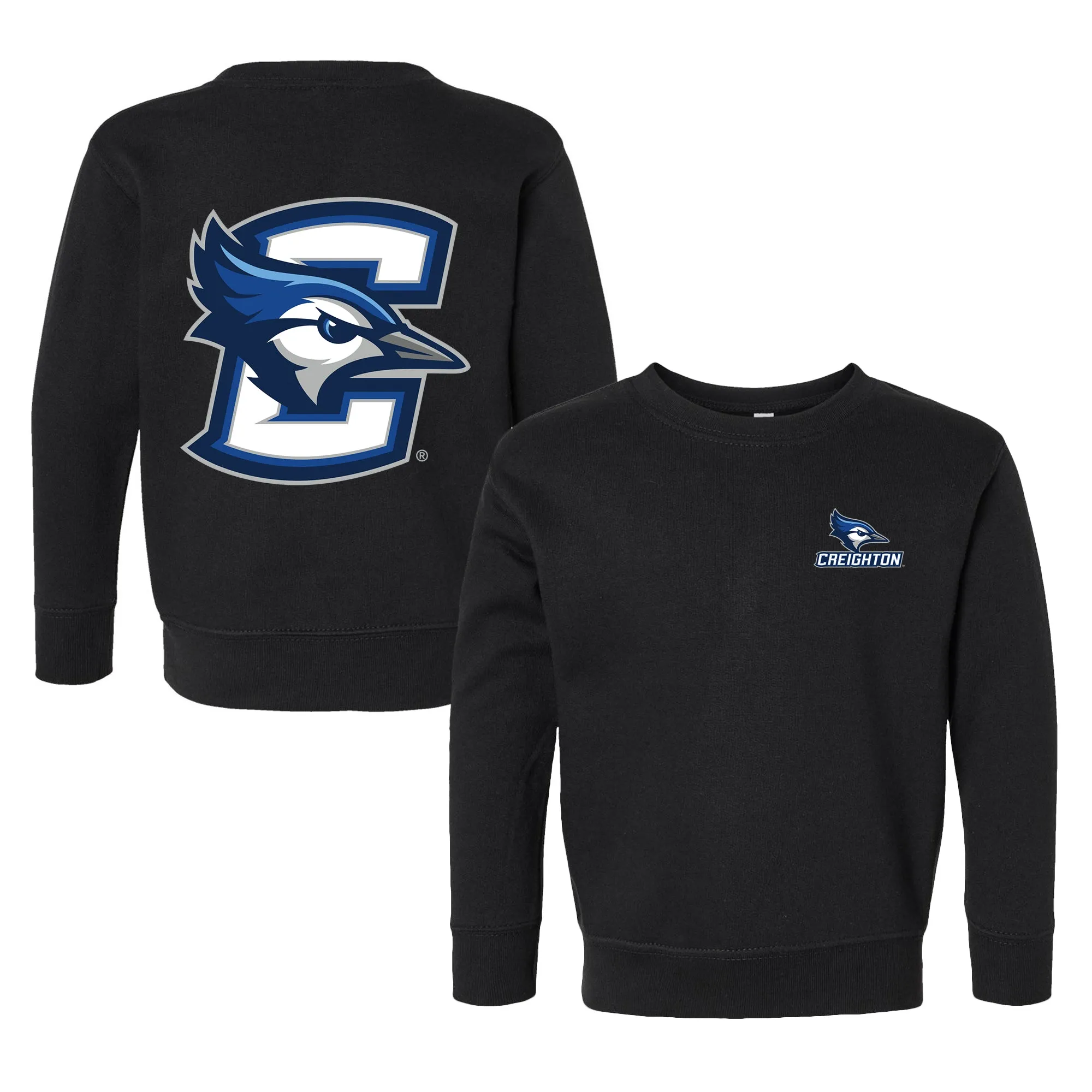 Creighton Bluejays Logo Toddler Crewneck Sweatshirt