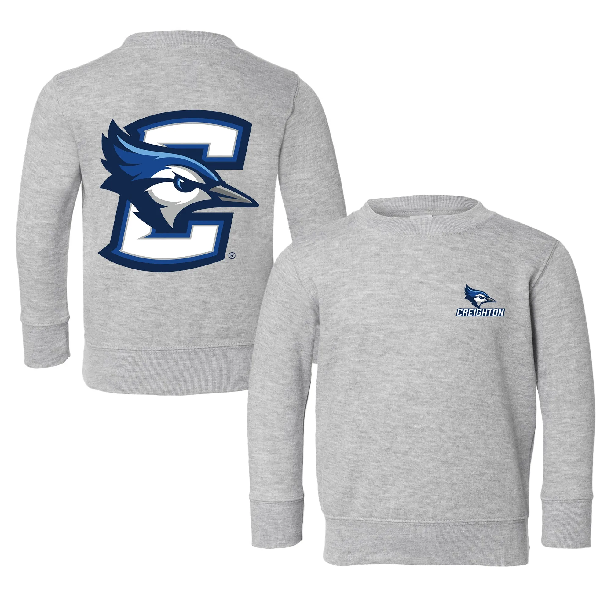 Creighton Bluejays Logo Toddler Crewneck Sweatshirt