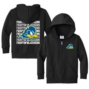 Delaware Fightin' Blue Hens Retro Toddler Full-Zip Sweatshirt