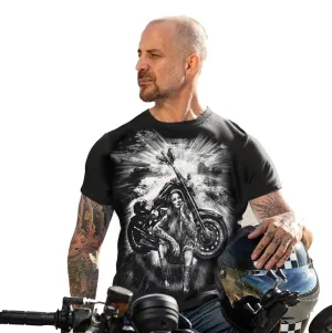 Enjoy The Road - Mens Biker T-Shirt