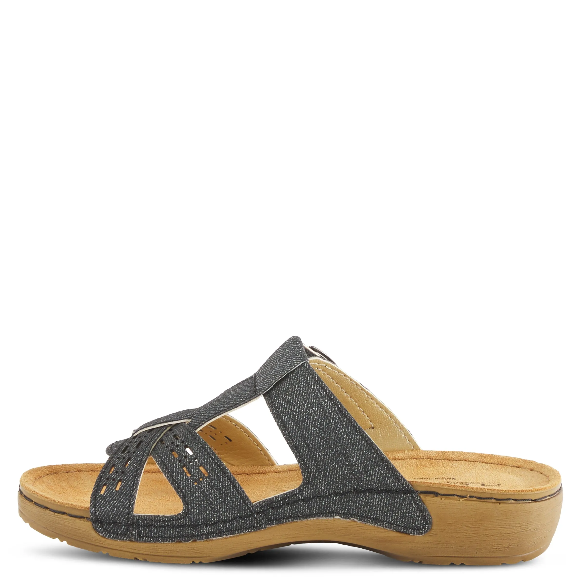 FLEXUS NERY-JEANS SLIDE SANDAL