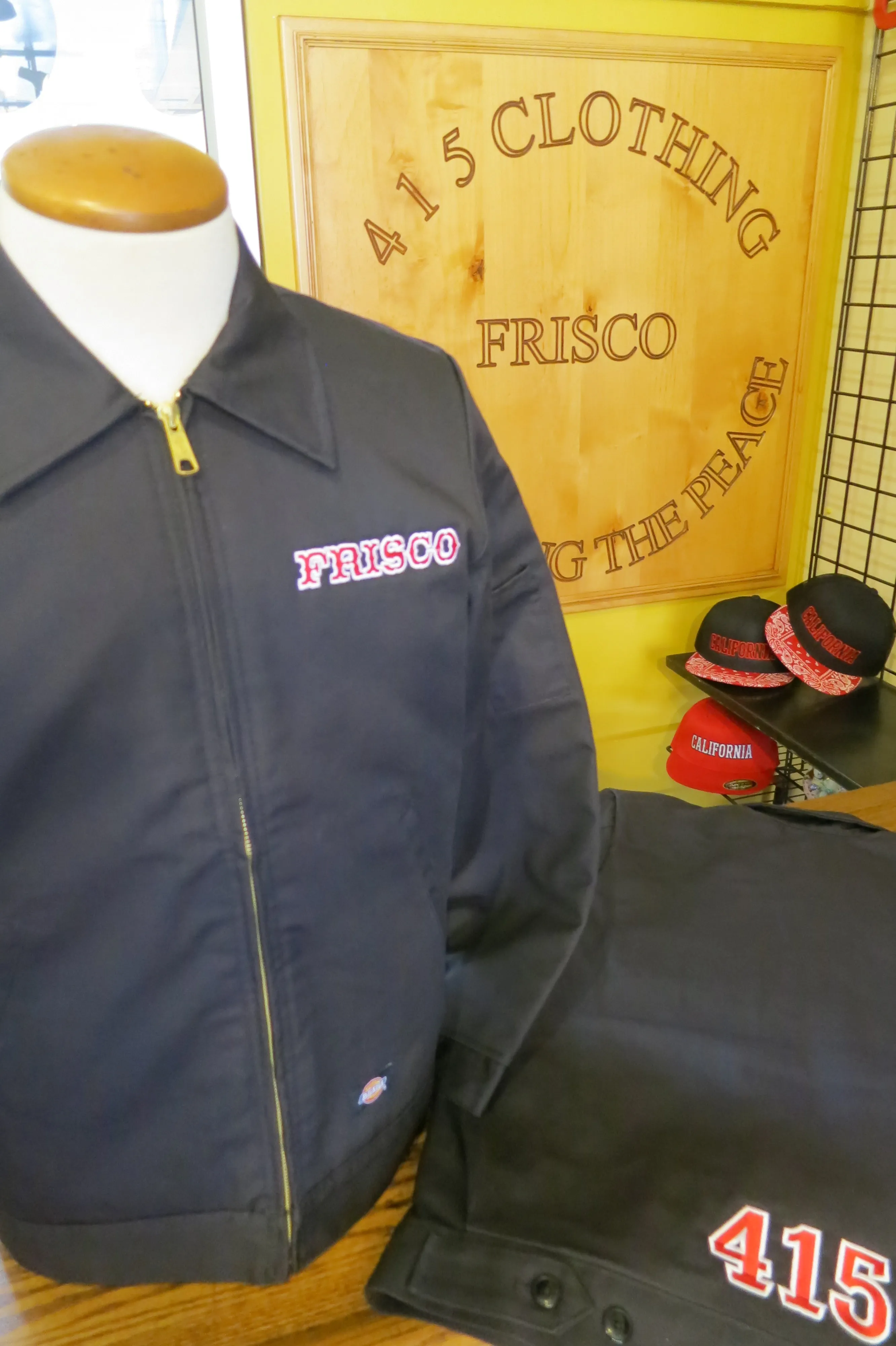 Frisco Embroidered Men's Lined Mechanics Jacket