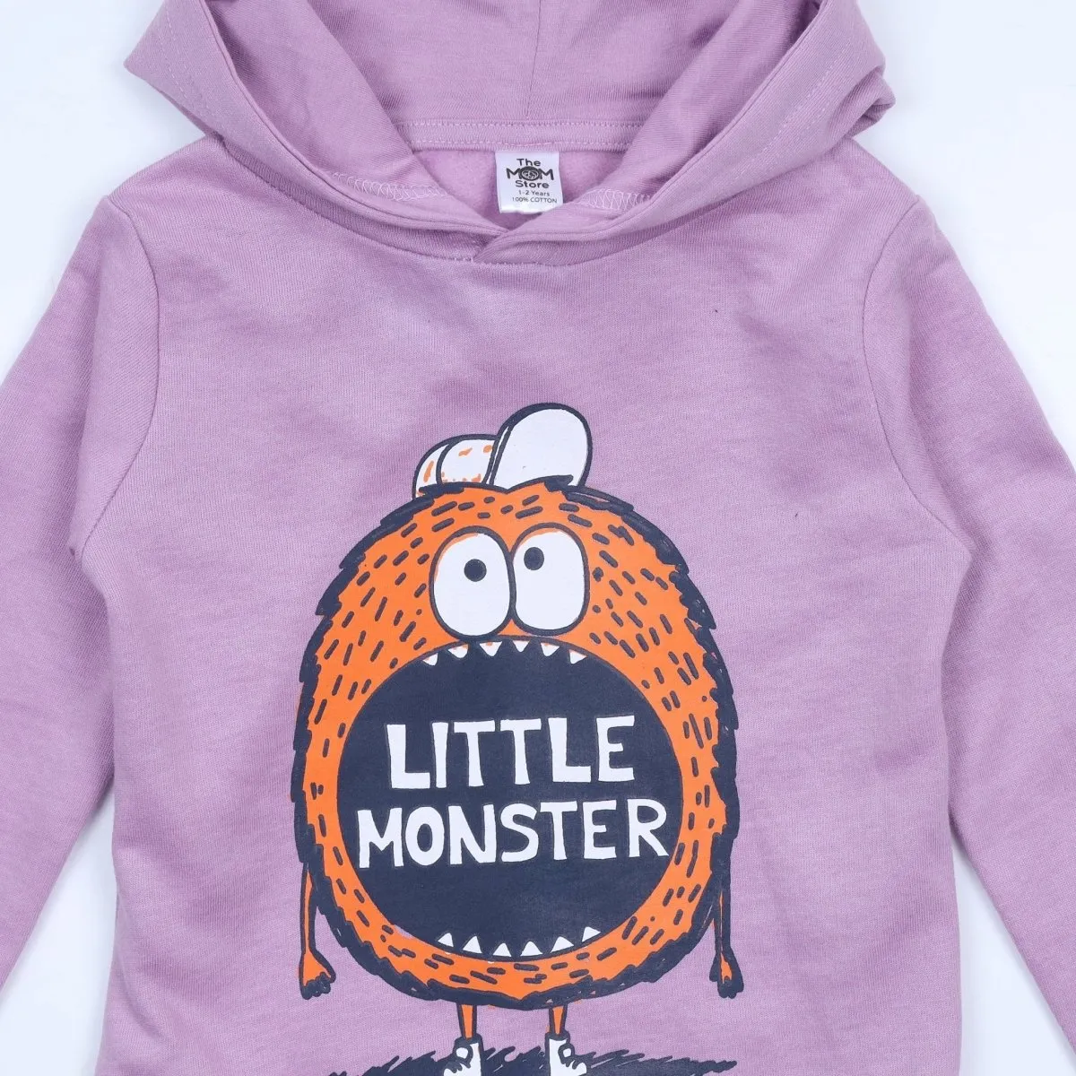 Hooded Sweatshirt Combo of 2-Hello Dino-Little Monster