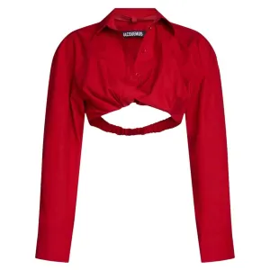 JACQUEMUS Shirts Red