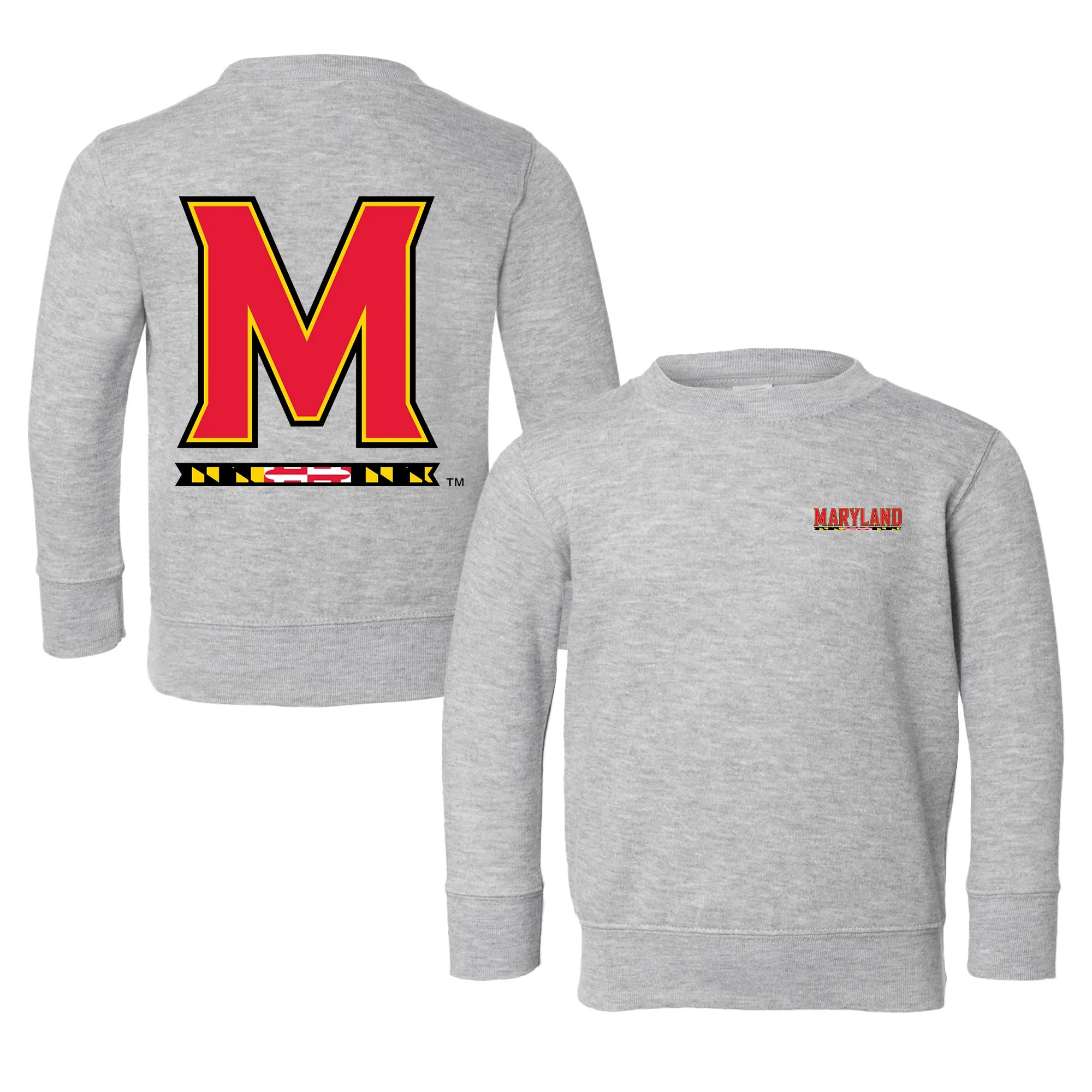 Maryland Terrapins Logo Toddler Crewneck Sweatshirt