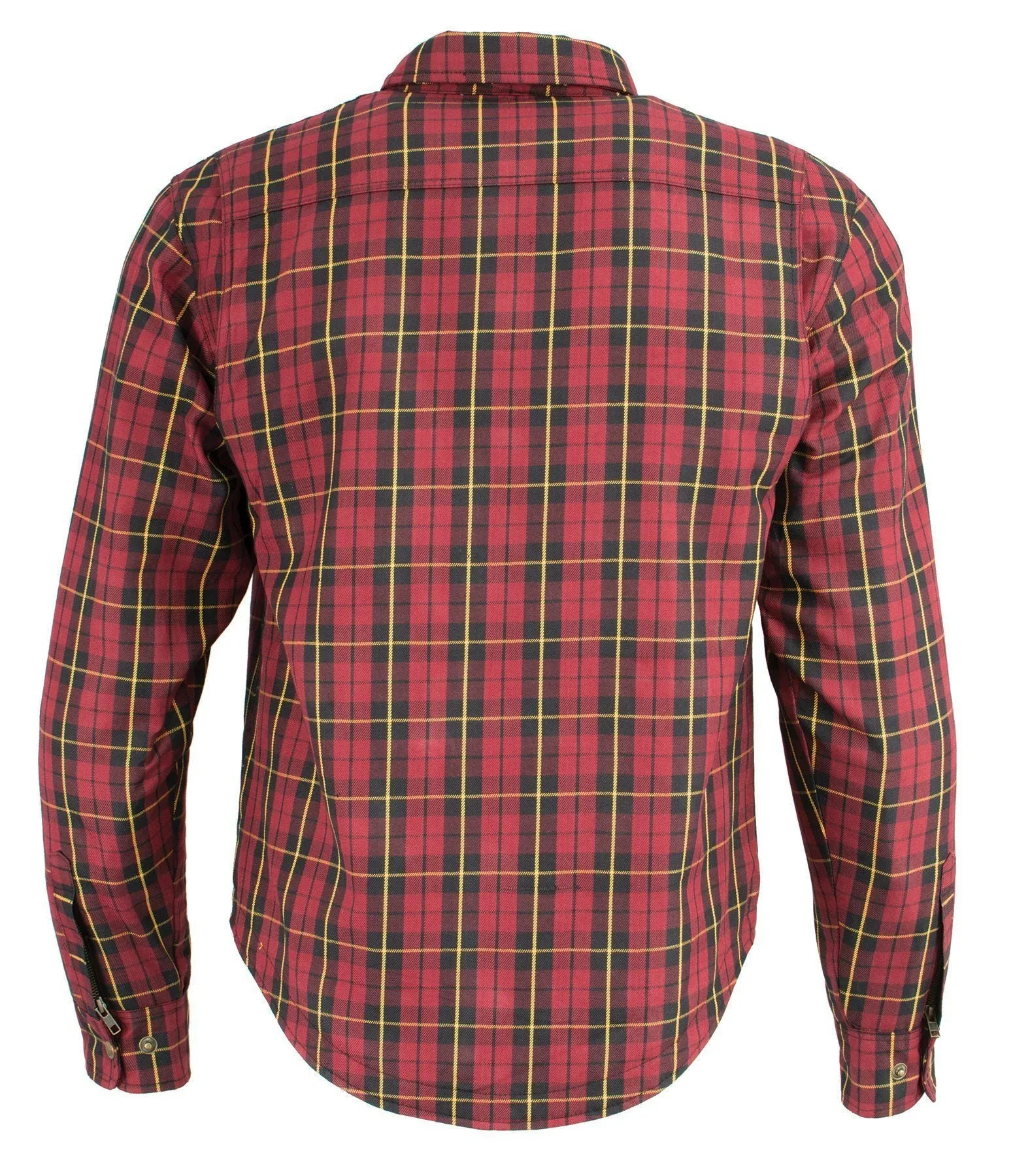 Milwaukee Performance MPM1632 Men's Armored Checkered Flannel Biker