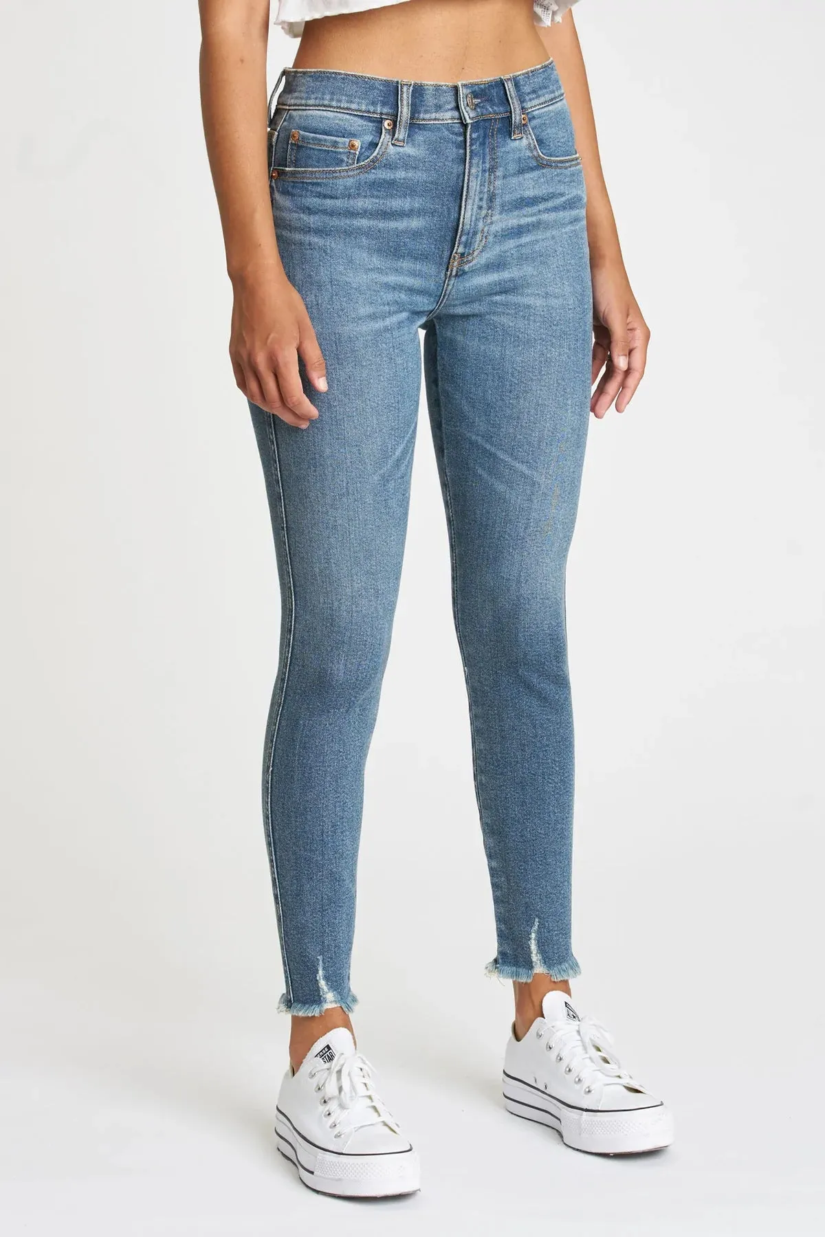 Moneymaker High Rise Vintage Skinny Jean ~ Fawn