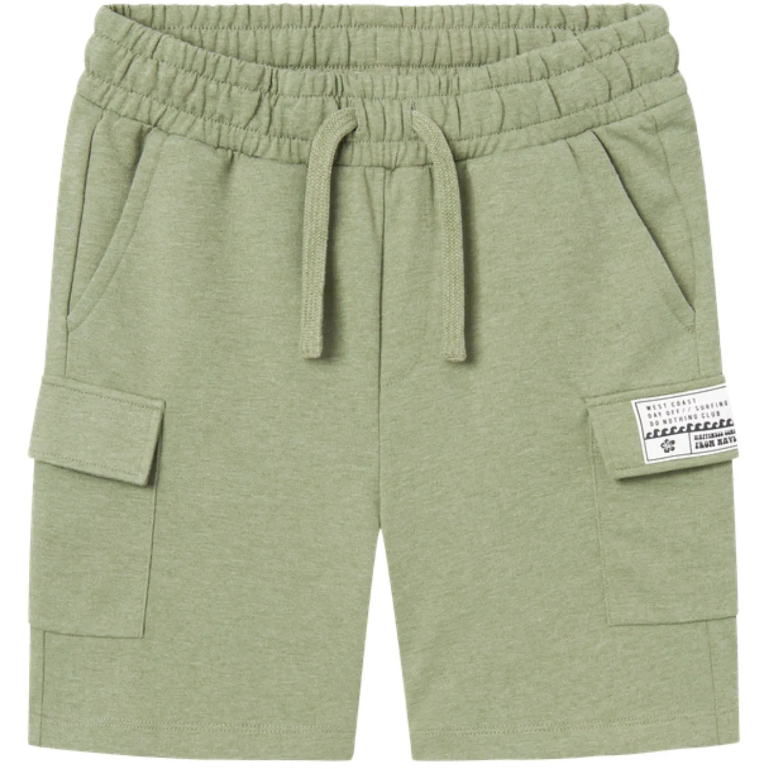 Name It Oil Green Hahippo Loose Sweat Shorts