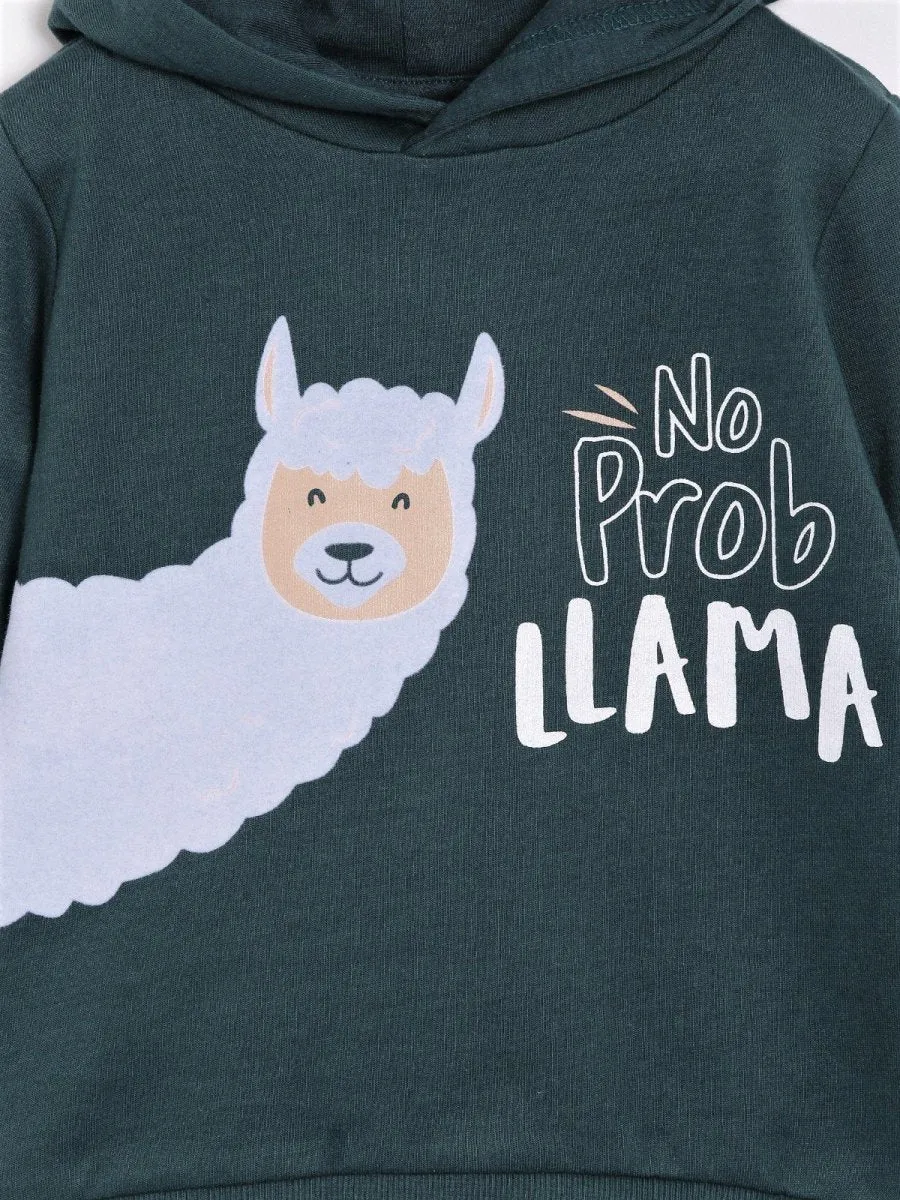 No Prob Llama Hooded Sweatshirt