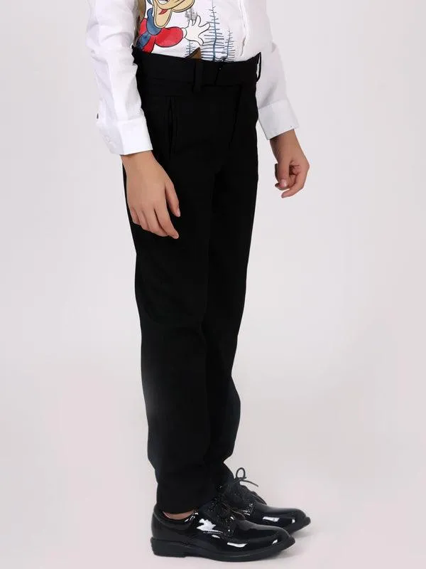 One Friday Classic Black Trouser