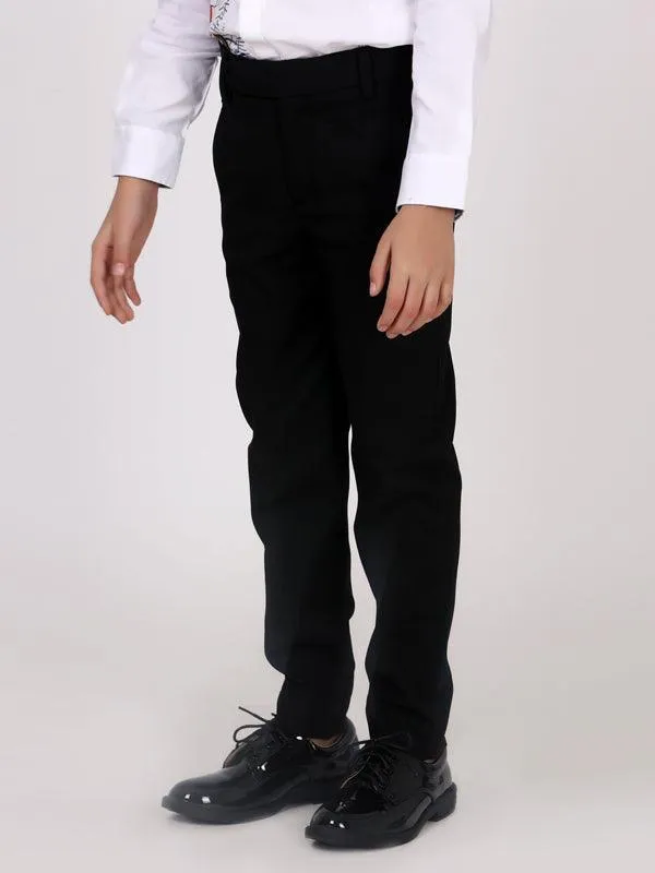 One Friday Classic Black Trouser