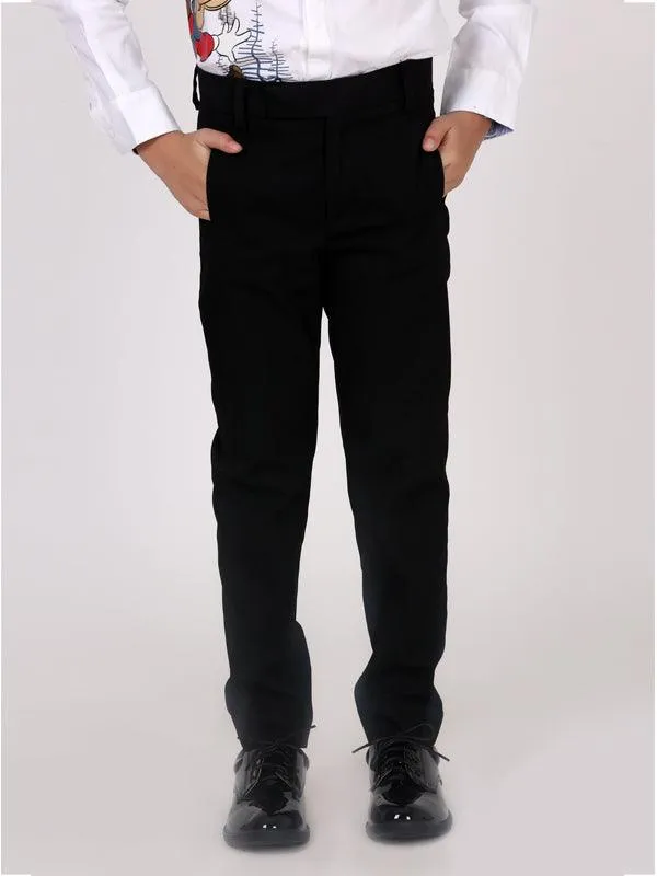 One Friday Classic Black Trouser