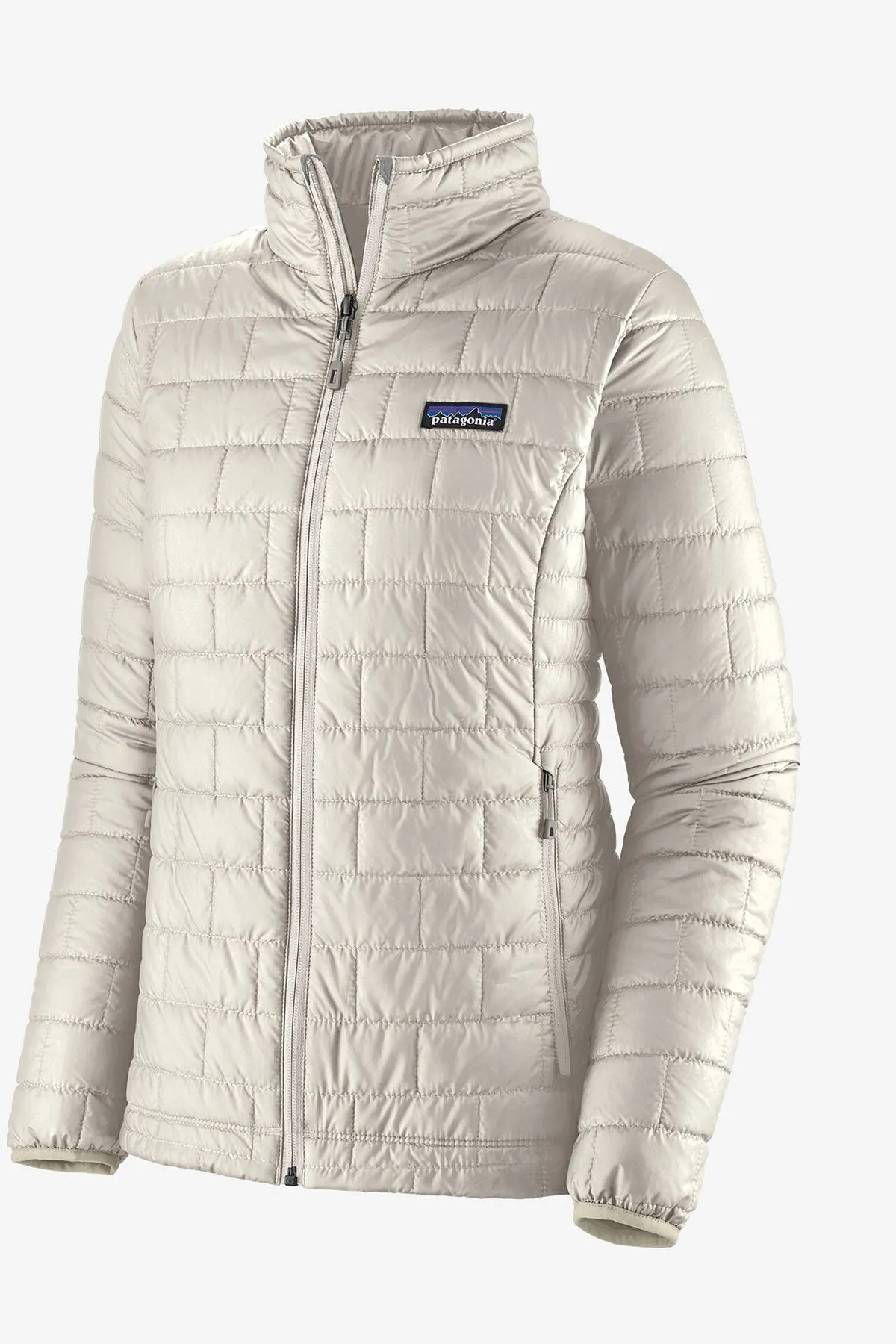 Patagonia Womens Custom Nano Puff Jackets, Birch White