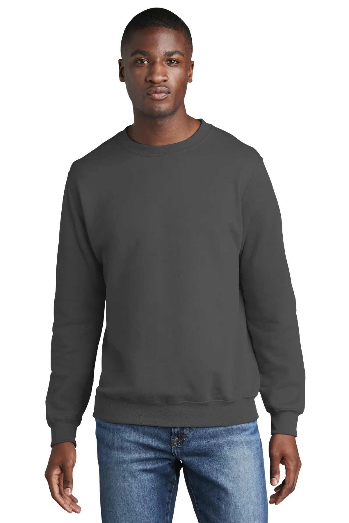 Port & Company Core Fleece Custom Sweatshirts, Charcoal