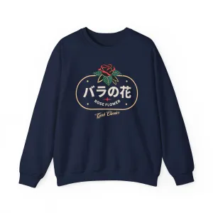 Rose Flower Graphic Crewneck