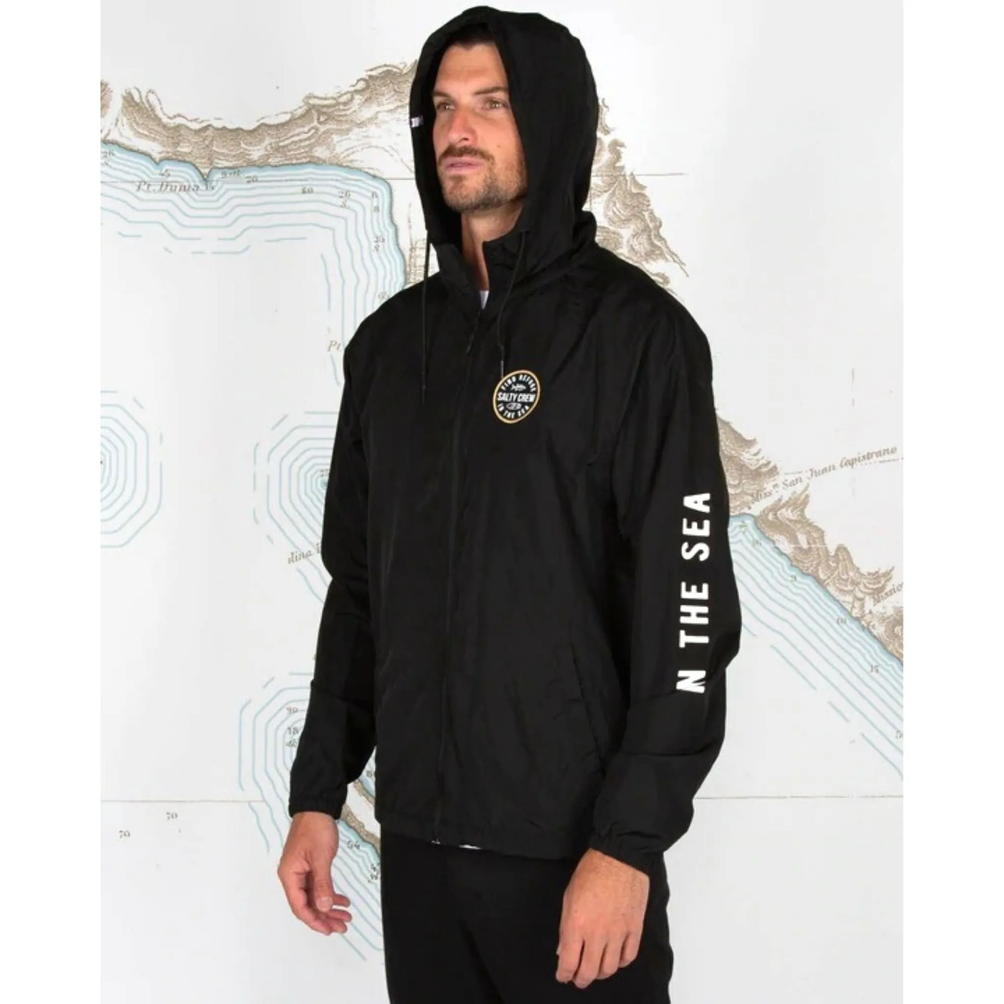 Salty Crew Twin Fin Windbreaker Xl