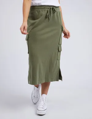 Sarah Cargo Skirt Khaki