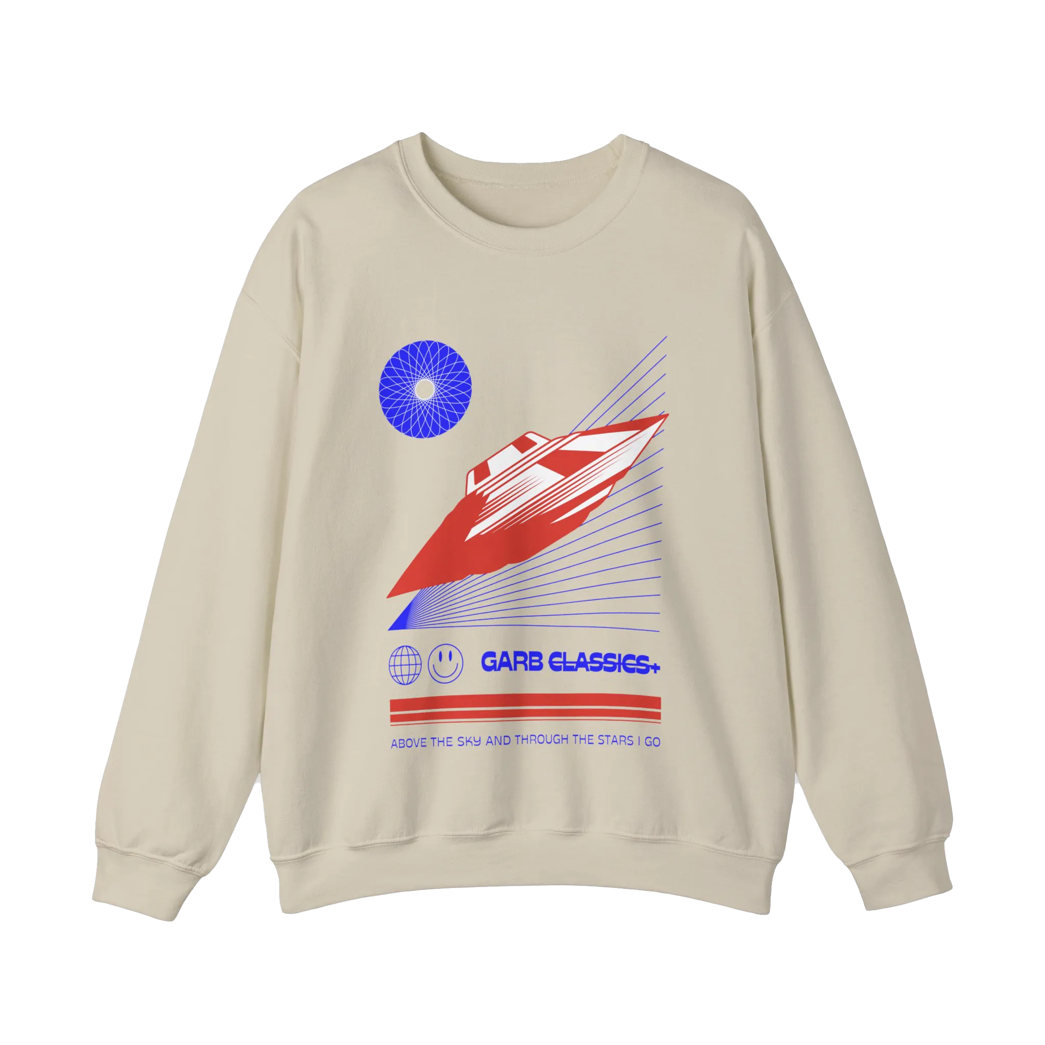 Spaceship Graphic Crewneck