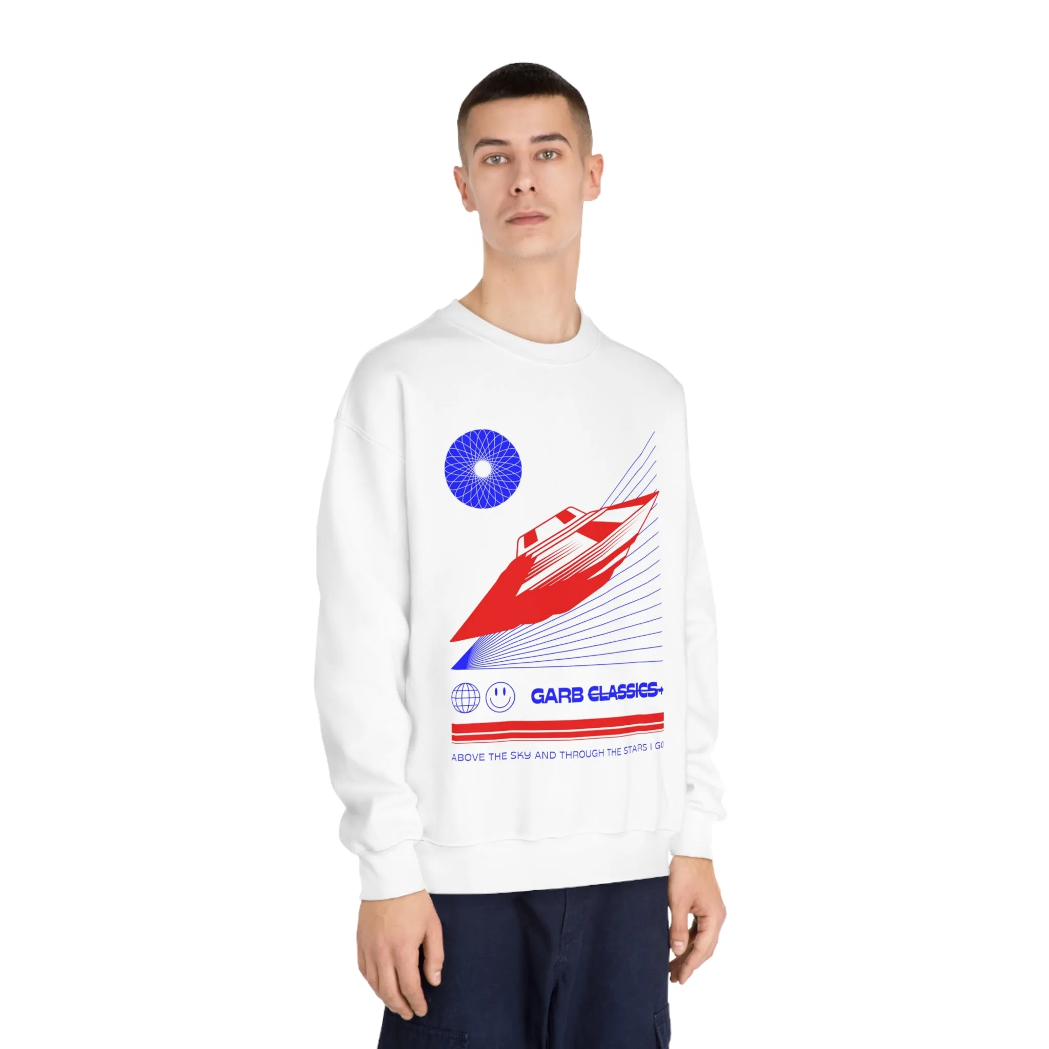 Spaceship Graphic Crewneck